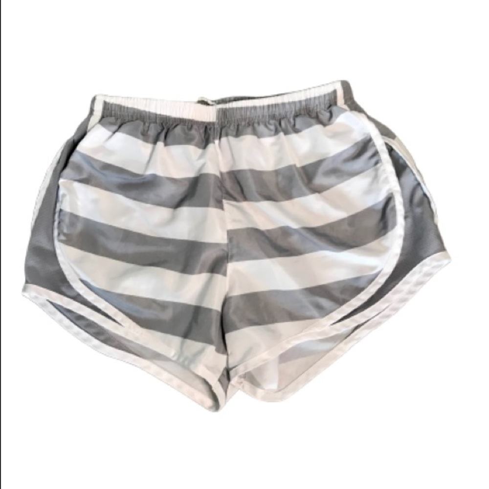 2/$20 Varsity Spirit White & Gray Running Shorts